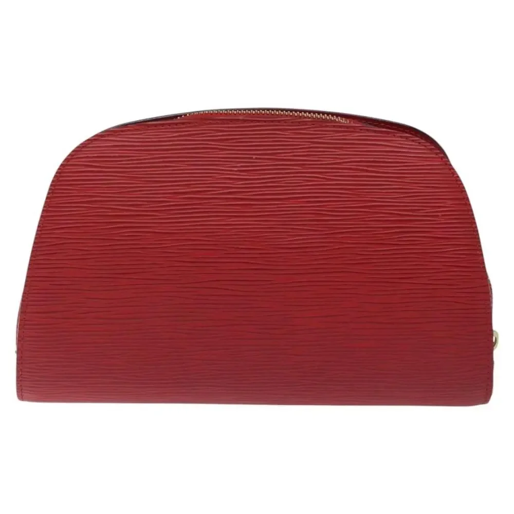 Louis Vuitton Epi Dauphine MM Pouch Red